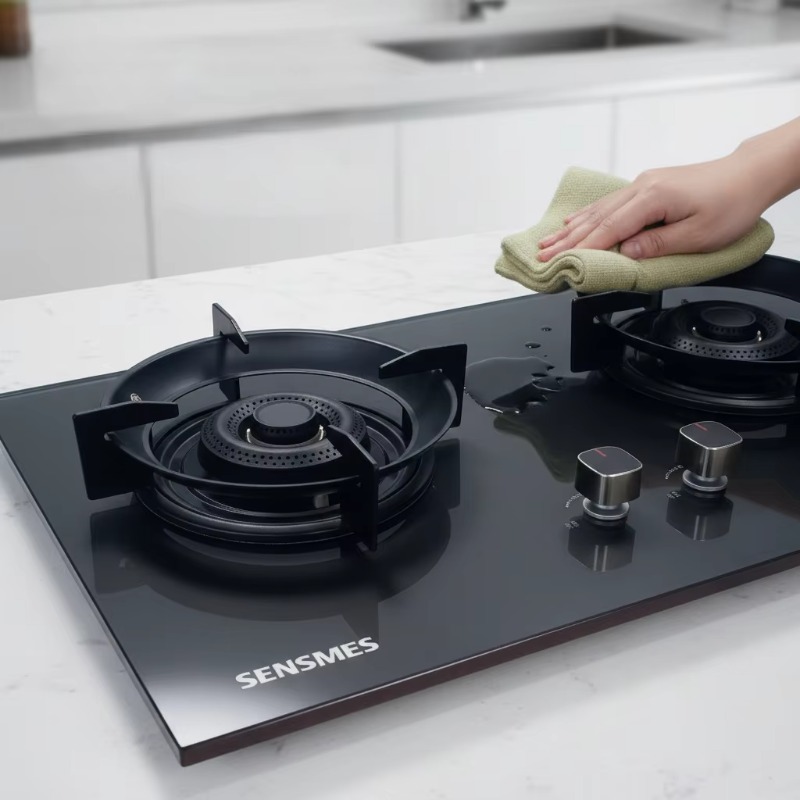 Kitchen Appliances Are - Black Tempered Glass Panel 2 Burner