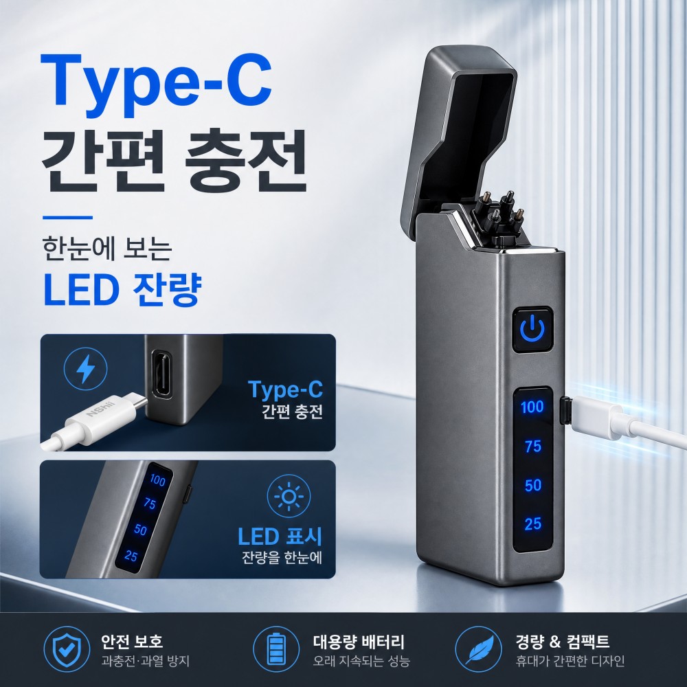 Usb-C Dual Arc Plasma Lighter  - Electric Smoker Bbq ulasan dan harga