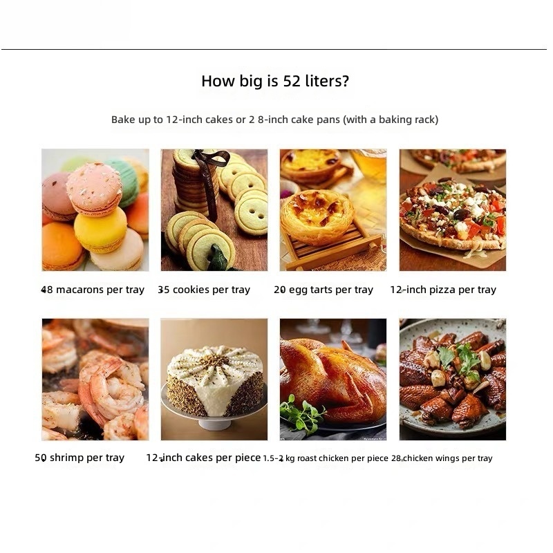 Electric Oven 52L, Automatic H - Kitchen Appliances Countertop ulasan dan harga