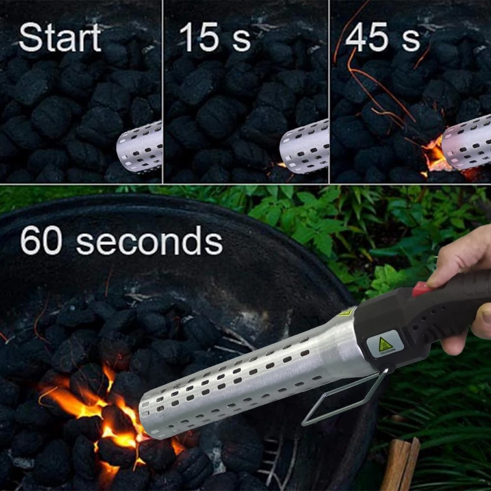 BBQ Starter Charcoal Lighter E - Electric Smoker Bbq ulasan dan harga