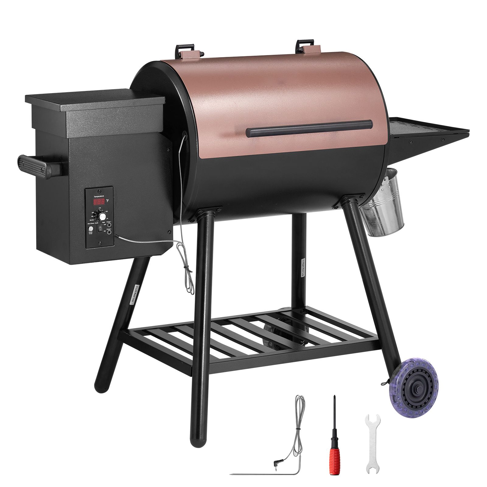 Wood Pellet Grill Smoker, 8 in - Electric Smoker Bbq ulasan dan harga