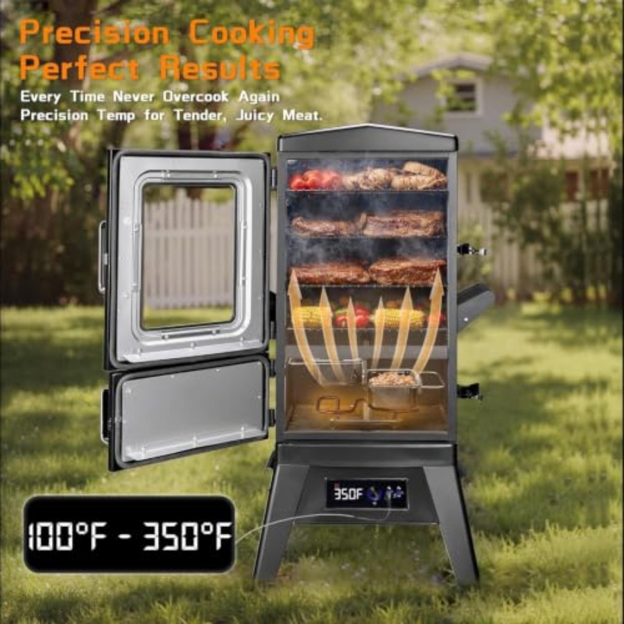 Large Vertical Electric Smoker - Electric Smoker Bbq ulasan dan harga