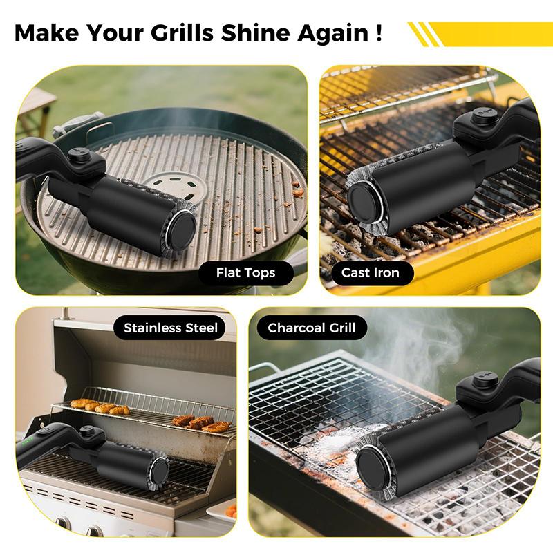 BBQ Grill Brush 3-Speed Settin - Electric Smoker Bbq ulasan dan harga
