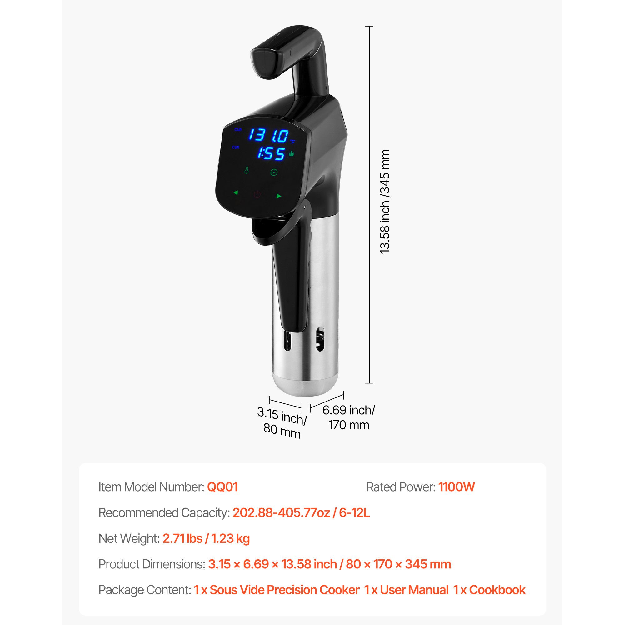 Sous Vide Precision Cooker, 11 - Sous Vide Immersion ulasan dan harga