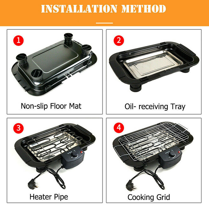 Household Smokeless Grill 2000 - Electric Smoker Bbq ulasan dan harga