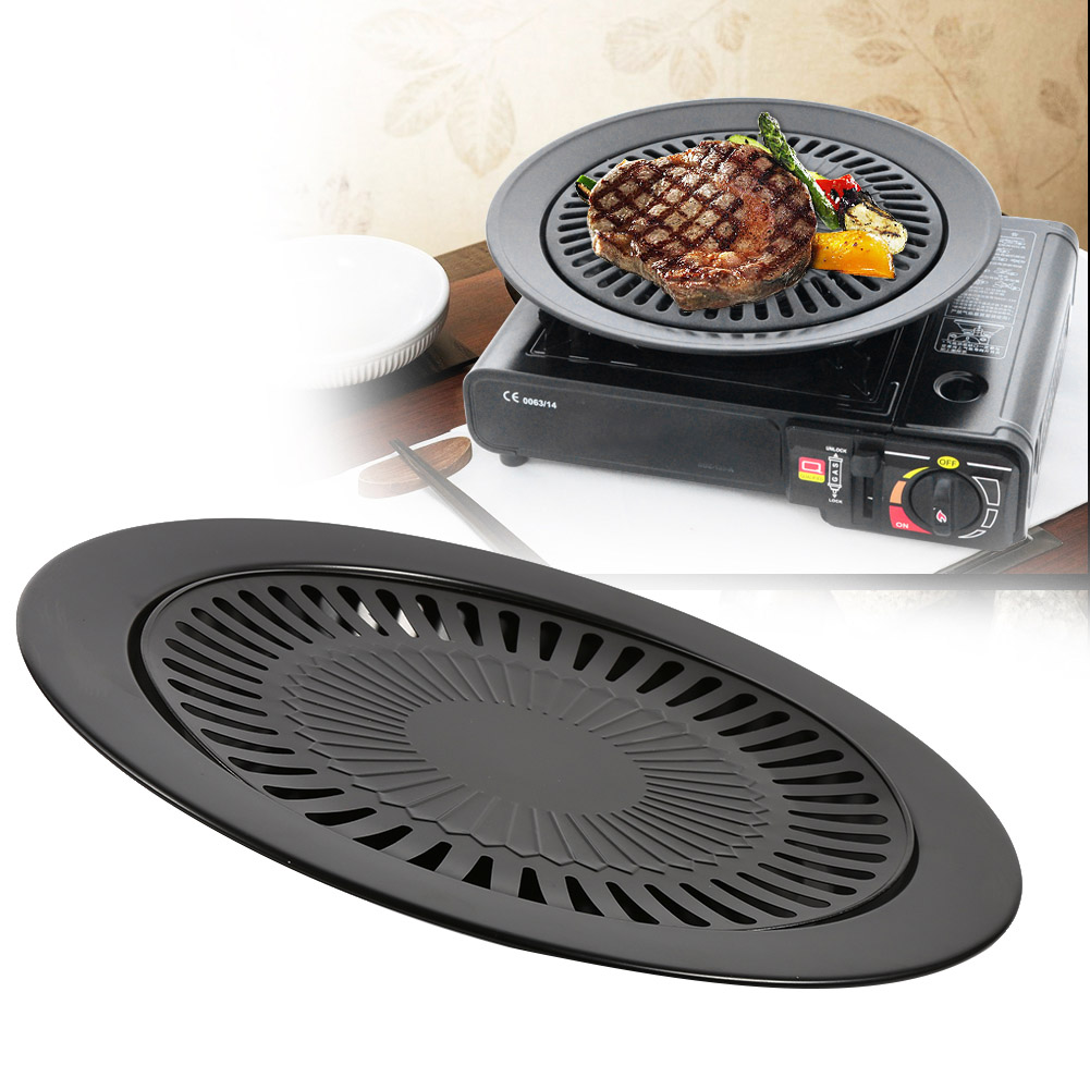 Smokeless Barbecue Grill Pan G - Electric Smoker Bbq ulasan dan harga