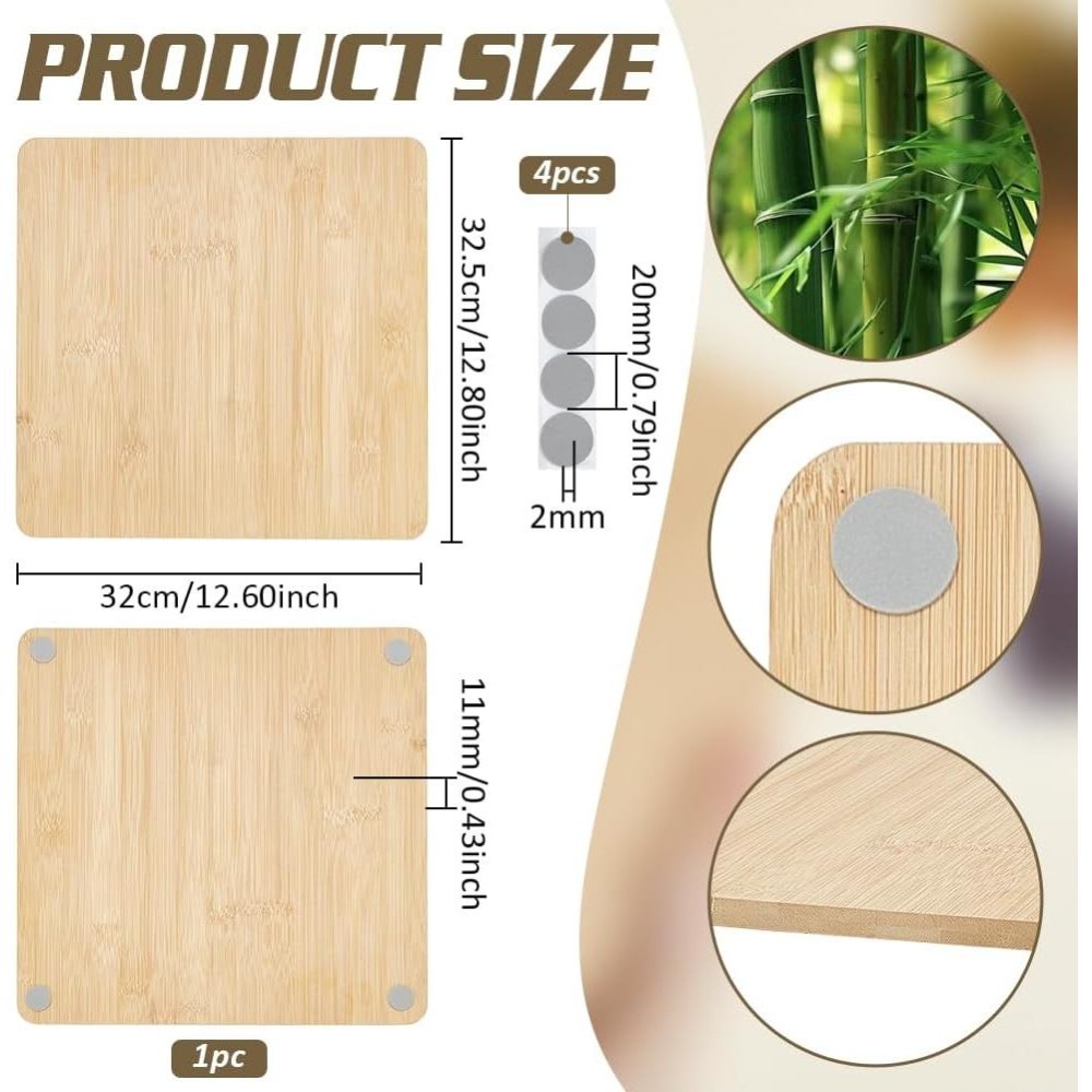 Bamboo Sliding Tray for Coffee - Kitchen Appliances Countertop ulasan dan harga