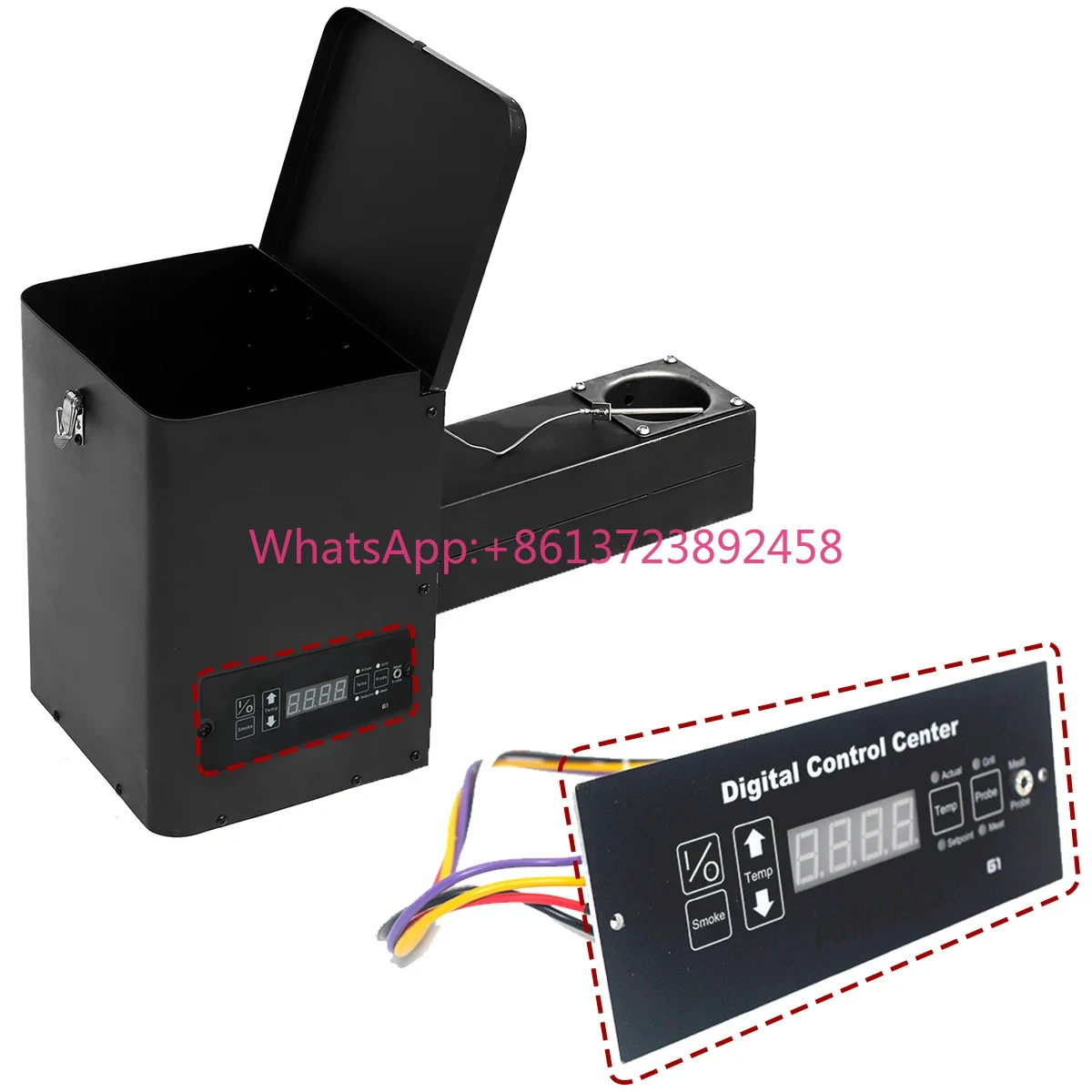 Pellet BBQ Smoker Hopper Assem - Electric Smoker Bbq ulasan dan harga